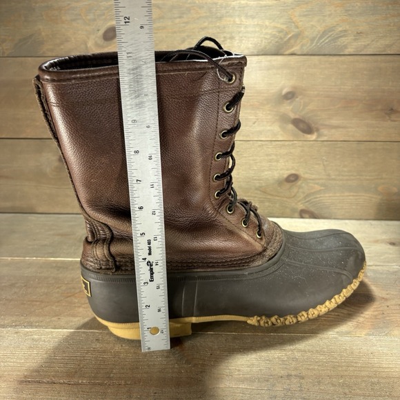 ll bean duck boots mens size 12 wide shoes brown waterproof waterproof boots main image 4